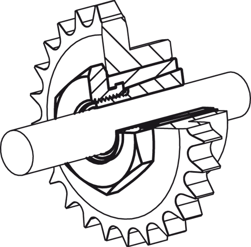 Halder 25050.0015 Welle-Nabe-Spannsatz ohne Kontersechskant Ø 15 x Ø 26 - Welle-Nabe-Spannsaetze Welle-Nabe-Spannsatz - ohne Kontersechskant Durchmesser 6 x Durchmesser 14