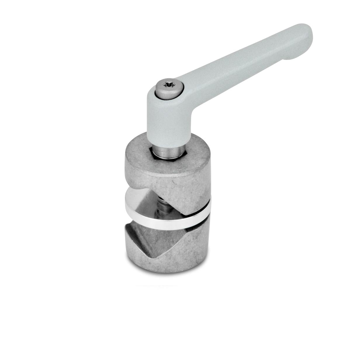 Ganter 490-8-8-A-MT Gelenk Klemmverbinder - GN-490-Gelenk-Klemmverbinder-mit-verstellbarem-Klemmhebel-MT-matt-gleitgeschliffen-Abbildung