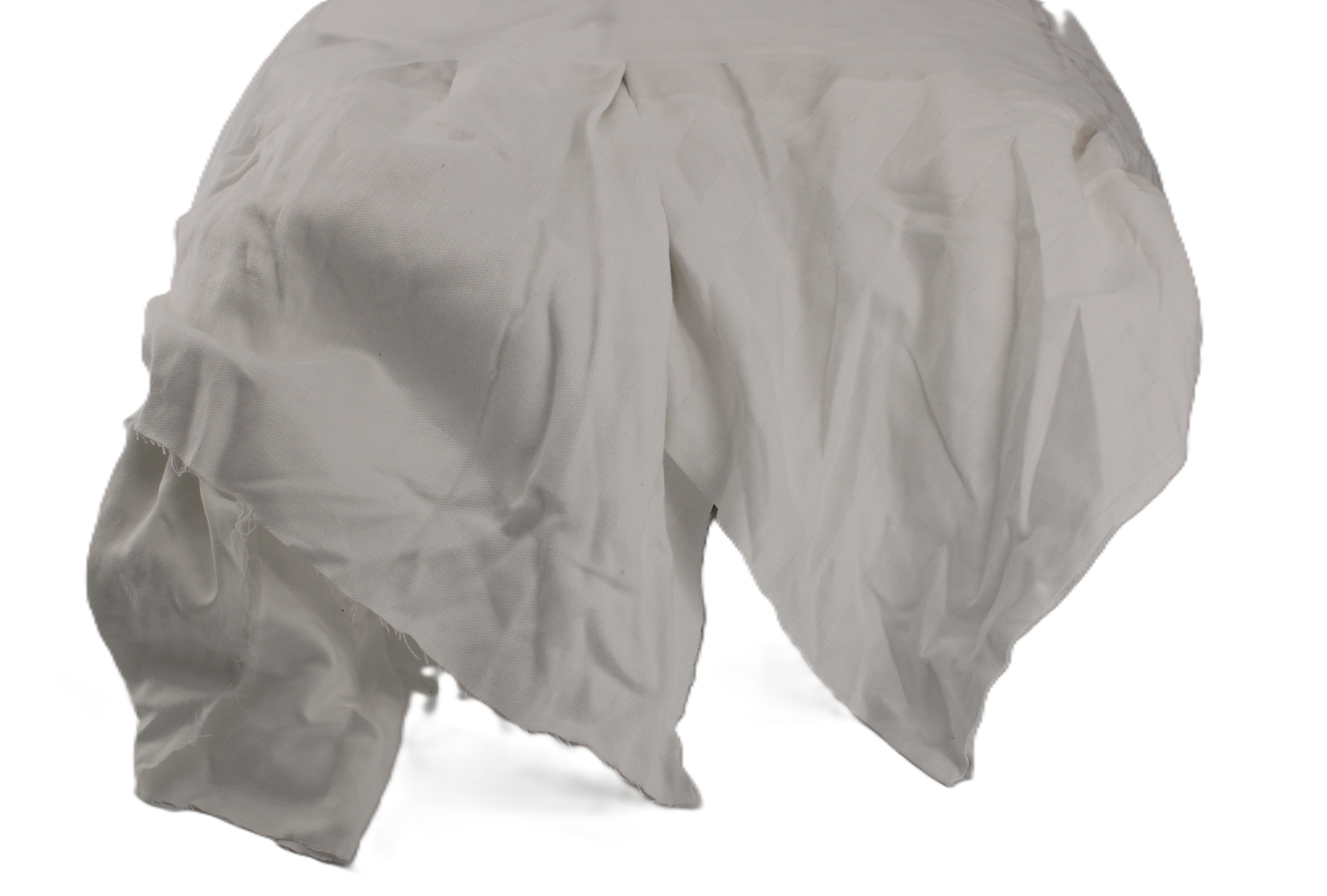 Leschhorn 61650-C04-RW-10KG-BL Industrieputzlappen, DIN 61650, Baumwolle, Bettlaken, Bettwäsche, Polierleinen, Reinweiß, 100 % Baumwolle, 10 kg Ballen - industrieputzlappen-baumwolle-bettlaken-reinweiss-lose-ware-poliertuecher