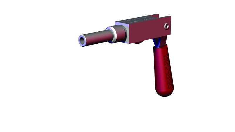 DESTACO 6004-MM Schubstangenspanner Einbau  Haltekraft 2600N, Hub 38mm - 6004-MM Schubstangenspanner Einbau - mit Zollgewinde