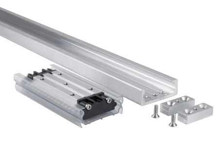 Accuride DA0118-0240RC Linearbewegungsschiene 2,4m, ohne Befestigungslöscher - ACHTUNG!! ÜBERLÄNGE, SPEDITION!! - Accuride DA0118RC - Linearfuehrungsschiene mit Kugelumlaufwagen DA0118RC