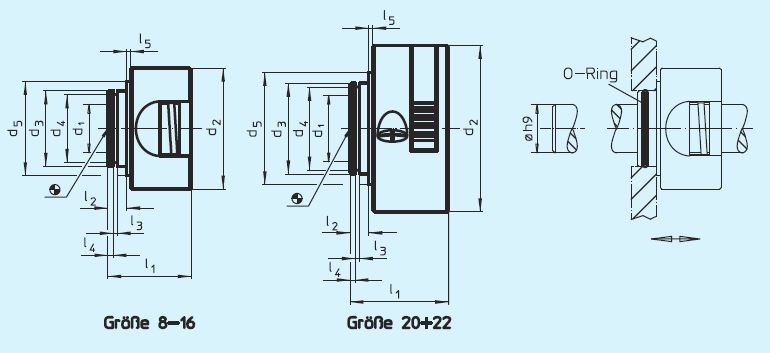 Halder 25071.0008 Stellring  mit Schnellverstellung Ø 8 - EH 25071 Stellring e mit Schnellverstellung