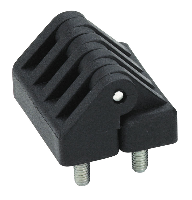 Leschhorn O451 Scharniere  I 42; C 32; Gewinde d1 M8; Kunststoff PA, schwarz, - Boteco O451 Scharniere