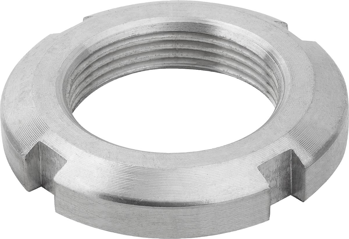 Norelem 07590-01-1100 NUTMUTTER DIN981 M100X2, D2=130, H=18, EDELSTAHL A2 BLANK - 07590-01-1100 NUTMUTTER DIN981 M100X2 - D2 130 - H 18 - EDELSTAHL A2 BLANK