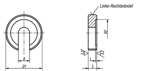 Kipp K0730.05 VORSTECKSCHEIBE DIN 6372, B=5,25, D1=17 - KIPP K0730 Vorsteckscheiben fuer Vorrichtungen DIN 6372 erweitert