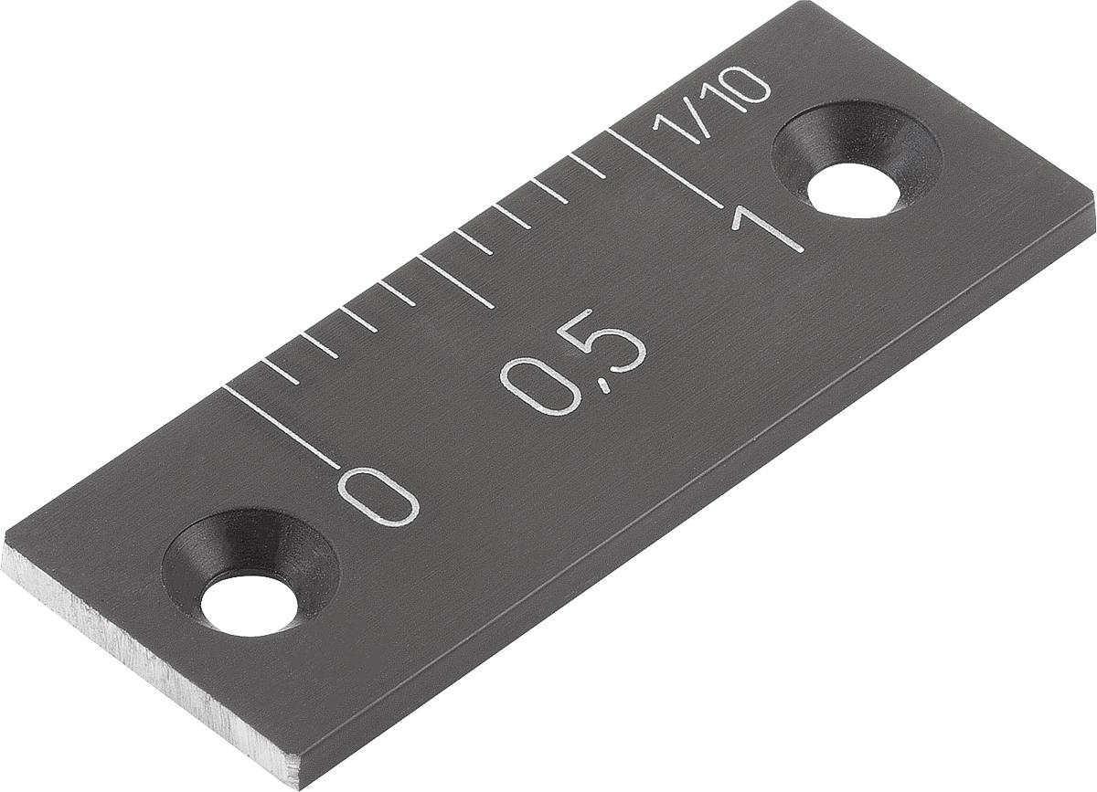 Norelem 21882-1001 MASSSTAB ALUMINIUM, - 21882-1001 MASSSTAB ALUMINIUM