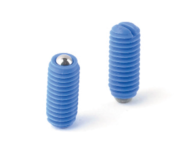 Leschhorn Federnde Druckstücke aus Plastik s 6; H 19; d1 M10; - Boteco W837 Federnde Druckstuecke aus Plastik