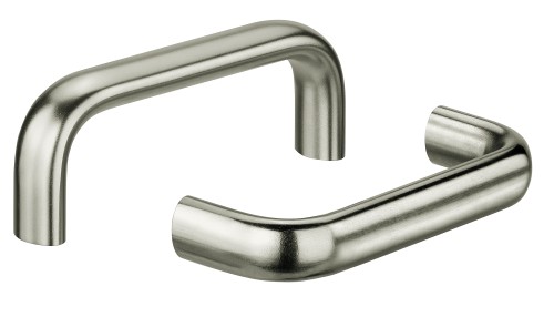 Leschhorn SWEO-20-100-41  Oval-SWelstahl Bügelgriffe A 100, Material 1.4404, geschliffen und mattglänzend gebürstet - LE EO-26 Buegelgriffe - Oval-Edelstahl seewasserbestaendig 1-4404