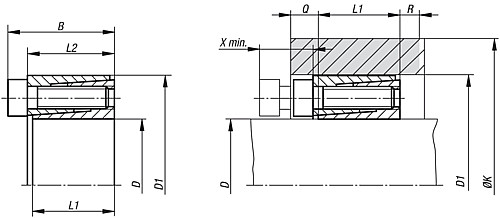 Norelem 23354-1222 KONUS SPANNRING FORM D, D=12, D1=22 - Norelem 23354 Konus Spannringe Form D