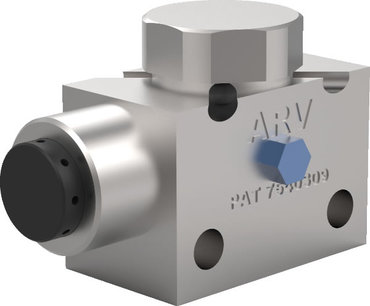 DESTACO CPI-VSA-ARVR-312-U38, AVR mit automatischer Belüftung, integrierter Schalldämpfer, Standard Luftvolumen, Anschluss Block, 3/8" NPT Female, Luftanschluß 1/8 NPT-Female, Vakuum sensor - LE70000 ARVR-Block