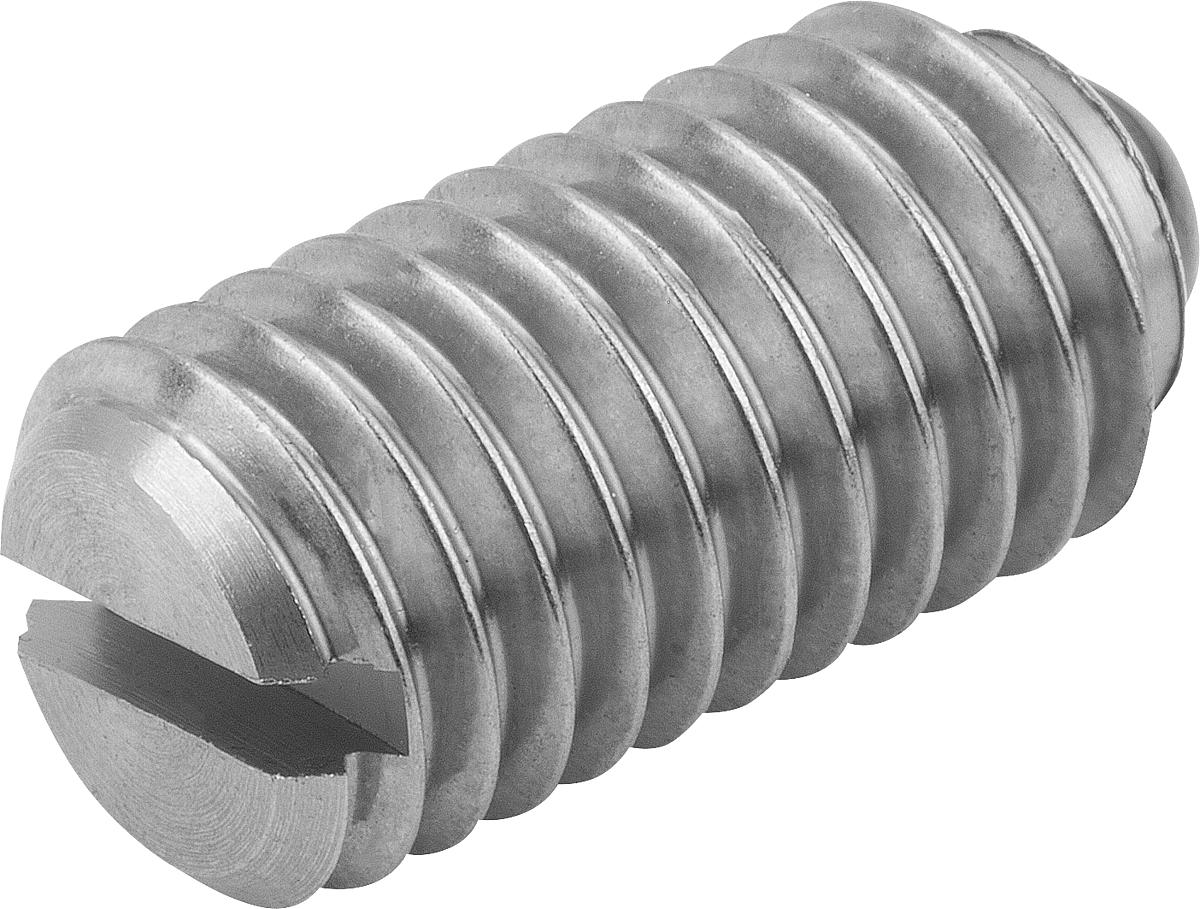 Kipp K0609.16 FEDERNDES DRUCKSTÜCK M16 EDELSTAHL KERAMIKKUGEL - K0609-16 FEDERNDES DRUCKSTUECK M16 EDELSTAHL KERAMIKKUGEL