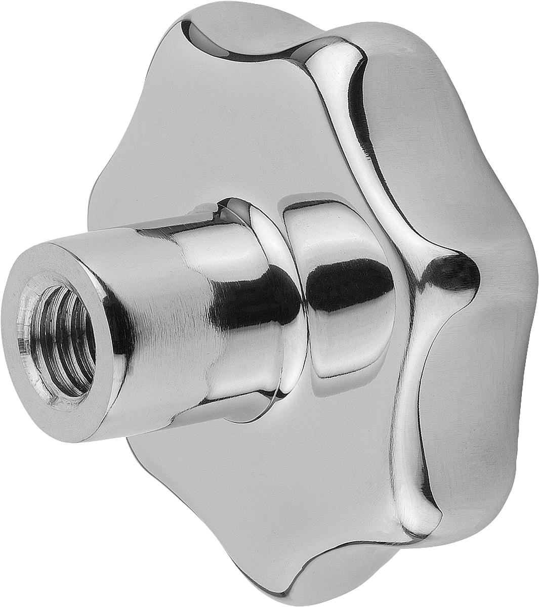 Norelem 06194-463122 STERNGRIFF                    EDELSTAHL, FORM D, D1=63, D5=M12 - 06194-463122 STERNGRIFF                    EDELSTAHL - FORM D - D1 63 - D5 M12