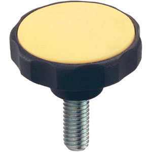 Halder 24750.0461 Sterngriffschraube Kunststoff (PA 6) Ø 62 x M 10 x 28, weiß - LE 70005 Sterngriffschrauben Sterngriffschraube - Kunststoff - Durchmesser 30 x M 4 x 10 - gelb