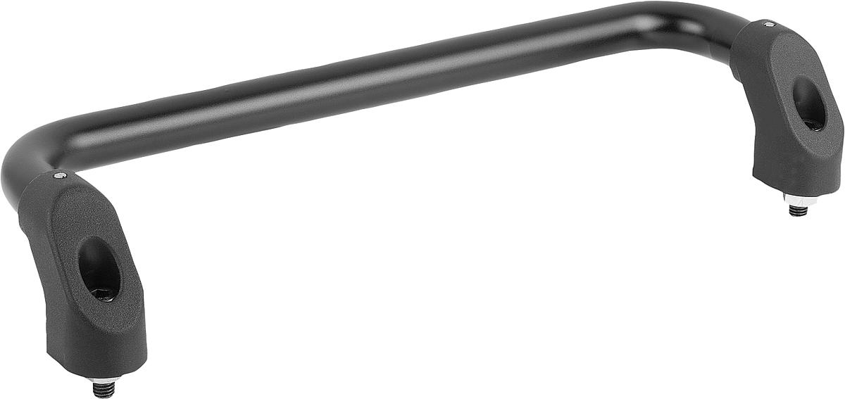 Kipp K0220.4002 ROHRGRIFF GEBOGEN FORM B, A=400, SCHWARZ ELOXIERT - K0220-4002 ROHRGRIFF GEBOGEN FORM B - A 400 - SCHWARZ ELOXIERT