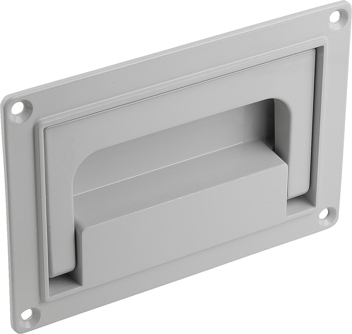 Kipp K0240.07911812 SCHALEN KLAPPGRIFF FORM A, LICHTGRAU PULVERBESCHICHTET - K0240-07911812 SCHALEN KLAPPGRIFF FORM A - LICHTGRAU PULVERBESCHICHTET