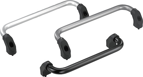 Kipp K0220.2001 ROHRGRIFF GEBOGEN FORM A, A=200, NATURFARBEN ELOXIERT - KIPP K0220 Rohrgriffe gebogen