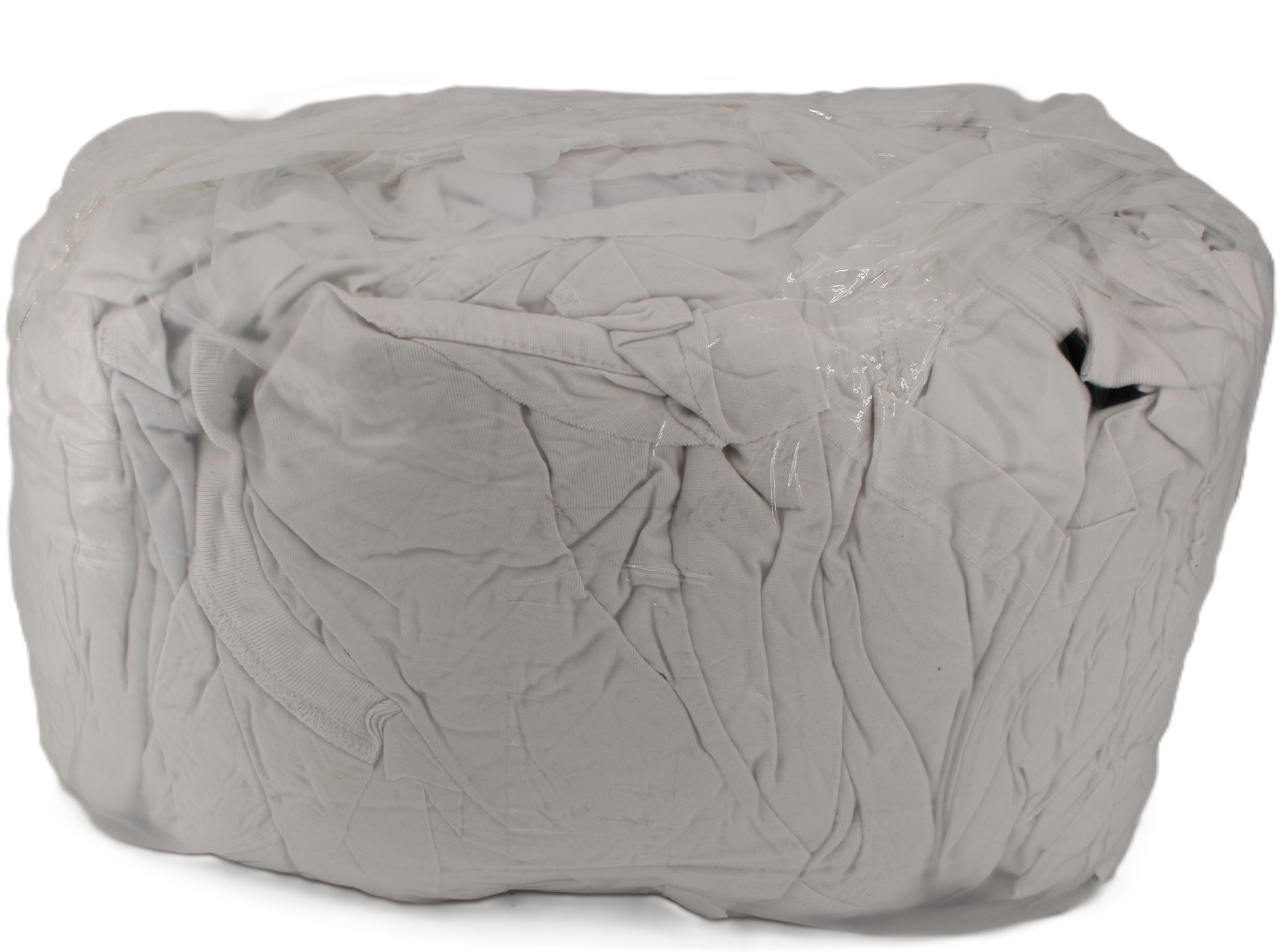 Leschhorn 61650-C03-RW-10KG-TR Industrieputzlappen, DIN 61650, Baumwolle, Trikot, Reinweiß, Reinigungstücher, 10 kg Ballen - industrieputzlappen-baumwolle-trikot-reinweiss-lose-ware-reinigungstuecher