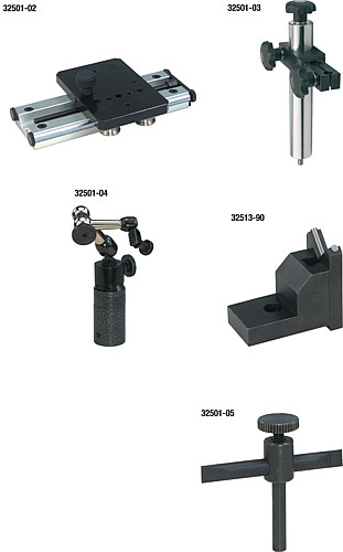 Norelem 32501-02 SCHLITTEN, Zubehör für Rundlauf Prüfgerät bis 35 mm Durchmesser - Norelem 32501 Zubehoer fuer Rundlauf Pruefgeraet bis 35 mm Durchmesser