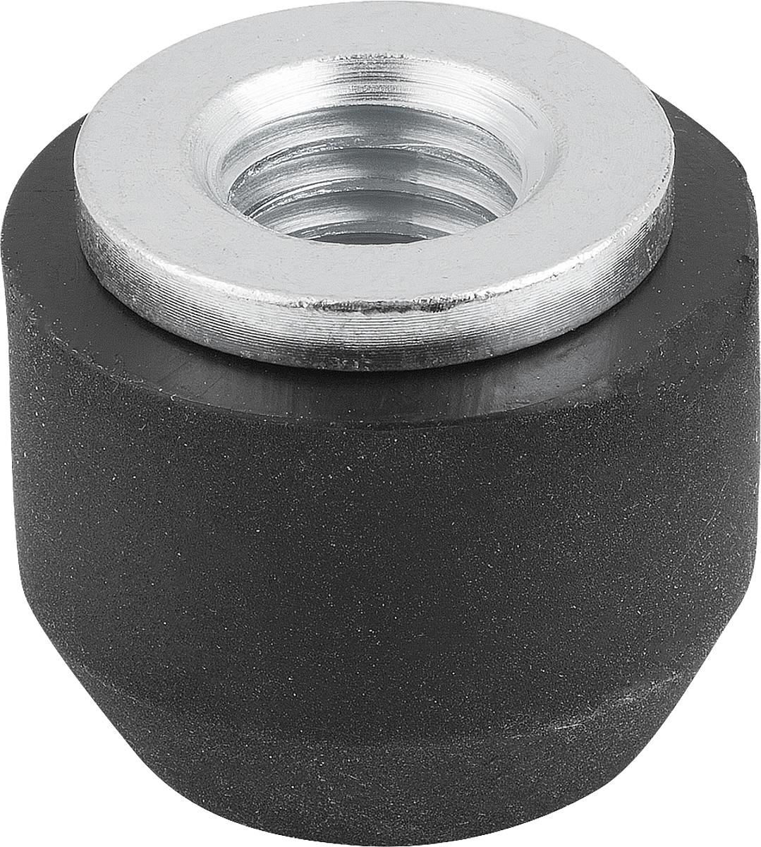 Kipp K0104.12 NEOPREN DRUCKSTÜCK, M12, H=23,7, KOMP:STAHL - K0104-12 NEOPREN DRUCKSTUECK - M12 - H 23-7 - KOMP STAHL