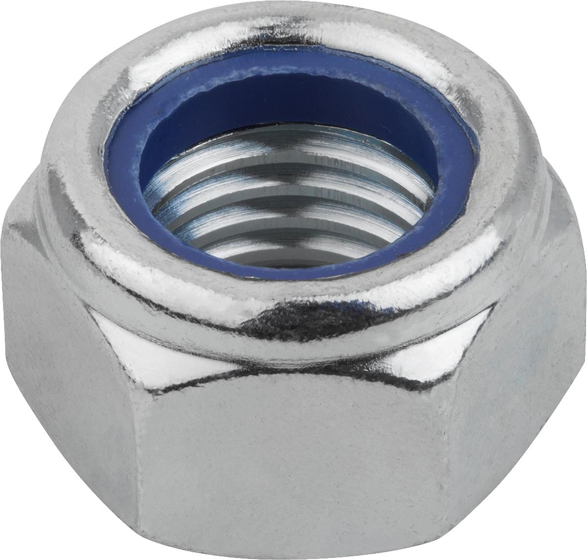 Norelem 07214-220 SECHSKANTMUTTER MIT KLEMMSTÜCK, NIEDRIGE FORM DIN985, M20, SW=30, STAHL 8 GALVANISCH VERZINKT, KOMP:POLYAMID - 07214-220 SECHSKANTMUTTER-KLEMMSTUECK-NIEDRIGE FORM DIN985-M20-SW 30-STAHL 8-KOMP POLYAMID