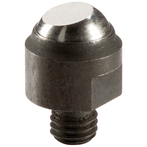 Halder 22730.0012 Pendelauflage Ø 13 x M 6 mit Außengewinde, Kugel  abgeflacht  Auflagefläche plan, Stahl - Pendelauflagen Pendelauflage - Durchmesser 13 x M 8 - mit Aussengewinde