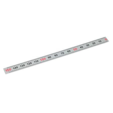 Ganter 711-KUS-100-S-M KUNSTSTOFF MASSSTAB - GN-711-Massstaebe-Kunststoff-Edelstahl