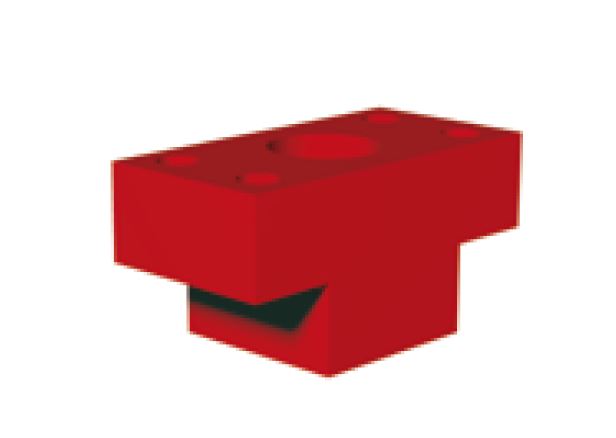 DESTACO 821556 Spannarm Adapter passend zu Modell: 8215/8216, A= 38,1 - DESTACO 8000 - 8200 - 8400 Serie Spannarm Adapter - Abbildung