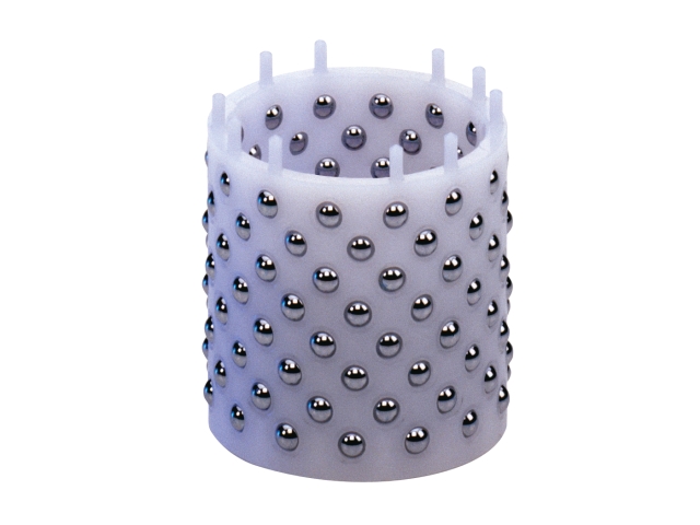 Mahr Motion  5000021 N500 dw = 12; d1 = 17; l2 = 21; k = 2,5; Kugeln = 36 STK; C = 290 N, Kugelkäfige aus Kunststoff - Mahr N500 Kugelkaefig Kunstst - Standard oder steckbar