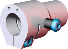 DESTACO CPI-RDC-25M-1 manueller Werkzeugwechsler Flanschanschluß, Rohrdurchmesser 25 mm, Druckluft-Port 0, Electric-Port 0, max. statische Lastwert 47 Nm, Material Aluminium - LE70000 RDC-10-1