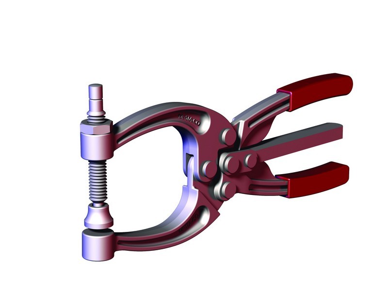 DESTACO 462 Spannzange Schnellöse Haltekraft 3200N - 5400N - 462 Spannzange Schnelloese - mit einer einstellbaren Spindel