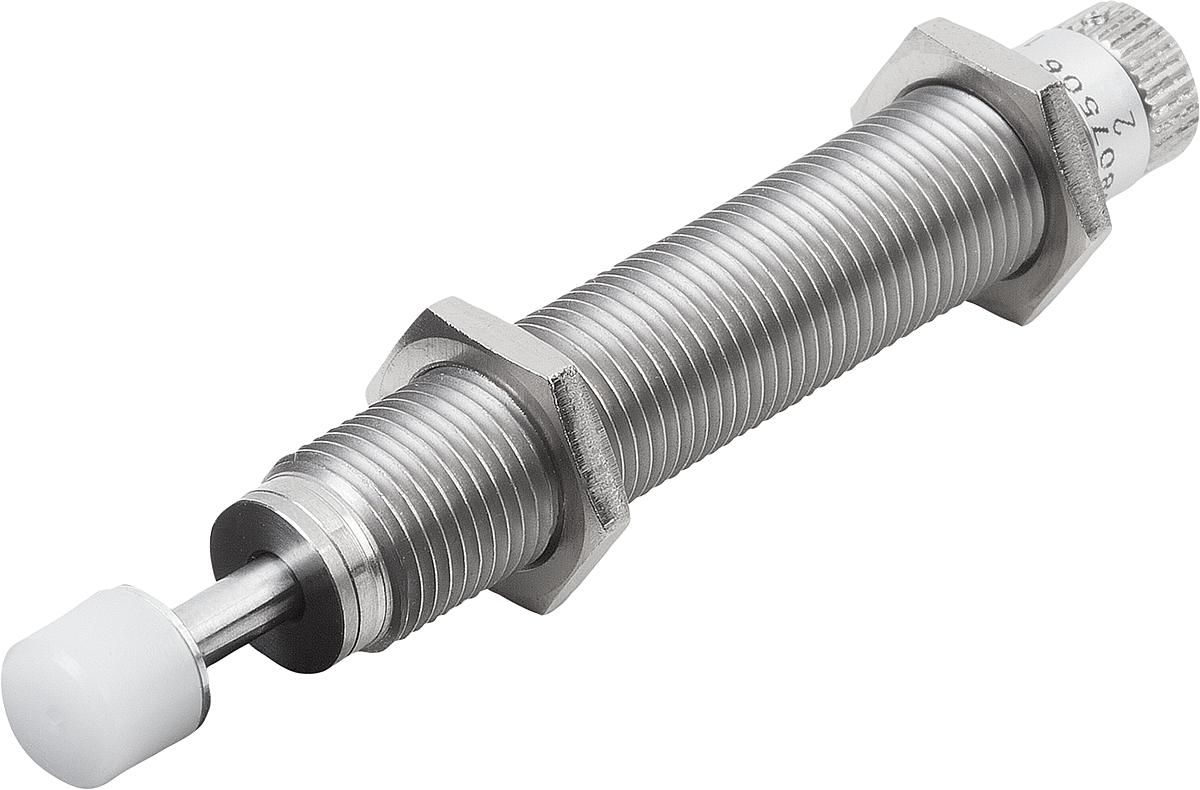 Norelem 26300-0807506 INDUSTRIE STOSSDÄMPFER, EINSTELLBAR, M8X0,75, C=6 - 26300-0807506 INDUSTRIE STOSSDAEMPFER - EINSTELLBAR - M8X0-75 - C 6