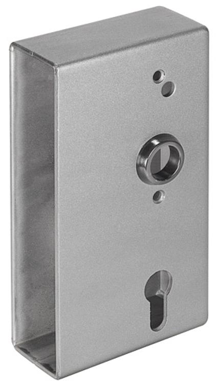 AMF 140SK-30Z Schiebetor-Schlosskasten, leer, Kastenbreite A: 30 mm, Schließung: PZW, C: 172 mm - LE 140SK Schiebetor-Schlosskasten - leer -Abbildung