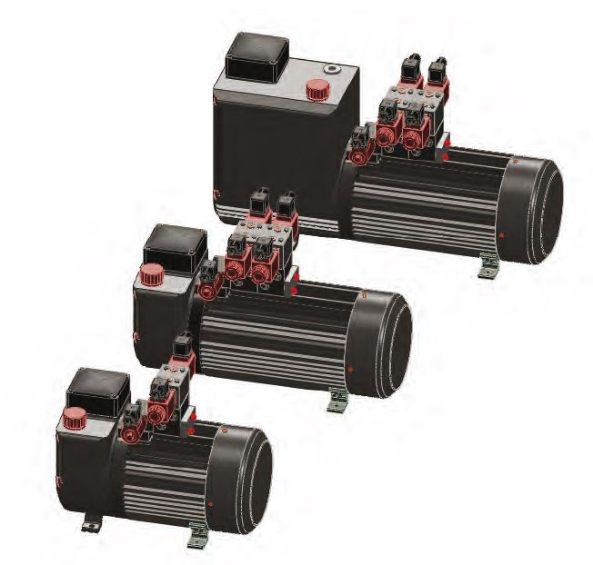 DESTACO 718D2000402 Elektro-Hydraulik-Pumpe Betriebsdruck max. 210 bar, Volumenstrom max. 4.5 l/min - 718 Elektro-Hydraulik-Pumpe