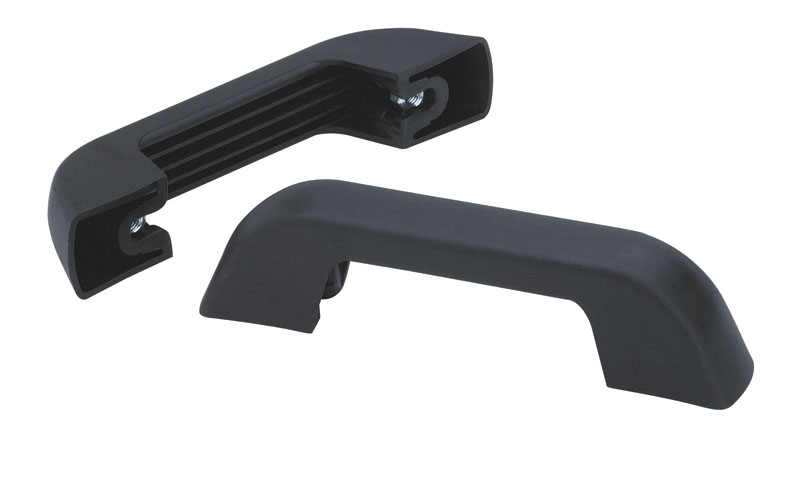 Leschhorn B221 Bügelgriffe  l 132; L 198; Gewinde d1 M8; Kunststoff PA, schwarz - Boteco B221 Buegelgriffe