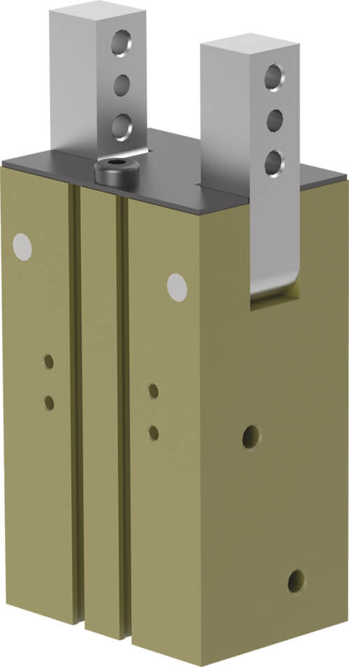 DESTACO CT-32M-RE CT - 180° Winkelgreifer Greifkraft 272N, Hub 90° pro Finger, mit Federunterstützung - DESTACO CT - 180 Grad Winkelgreifer