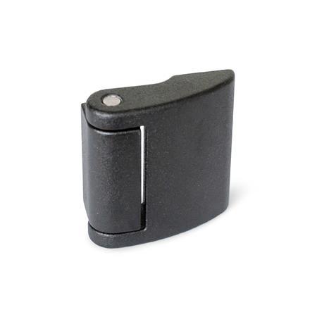 Ganter 138-ZD-40-42-A-SR Scharniere - GN-138-Scharniere-SW-schwarz-RAL-9005-strukturmatt