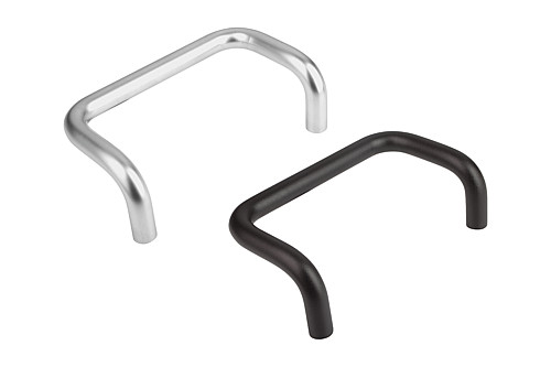 Norelem 06946-200081 MASCHINENGRIFF FORM A, A=200, MATT VERCHROMT - Norelem 06946-A Maschinengriffe - Form A