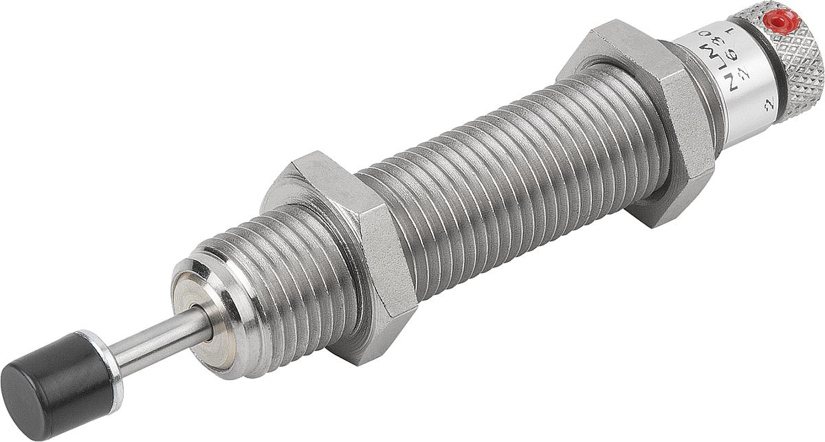 Norelem 26300-2515030 INDUSTRIE STOSSDÄMPFER, EINSTELLBAR, M25X1,5, C=30 - 26300-2515030 INDUSTRIE STOSSDAEMPFER - EINSTELLBAR - M25X1-5 - C 30