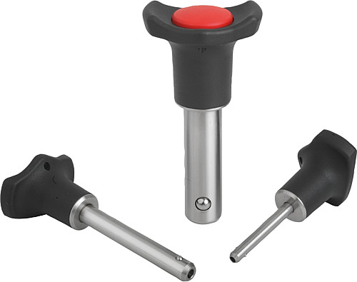 Kipp K0363.4710050 KUGELSPERRBOLZEN, D1=10, L=50 - KIPP K0363 Kugelsperrbolzen selbstsichernd