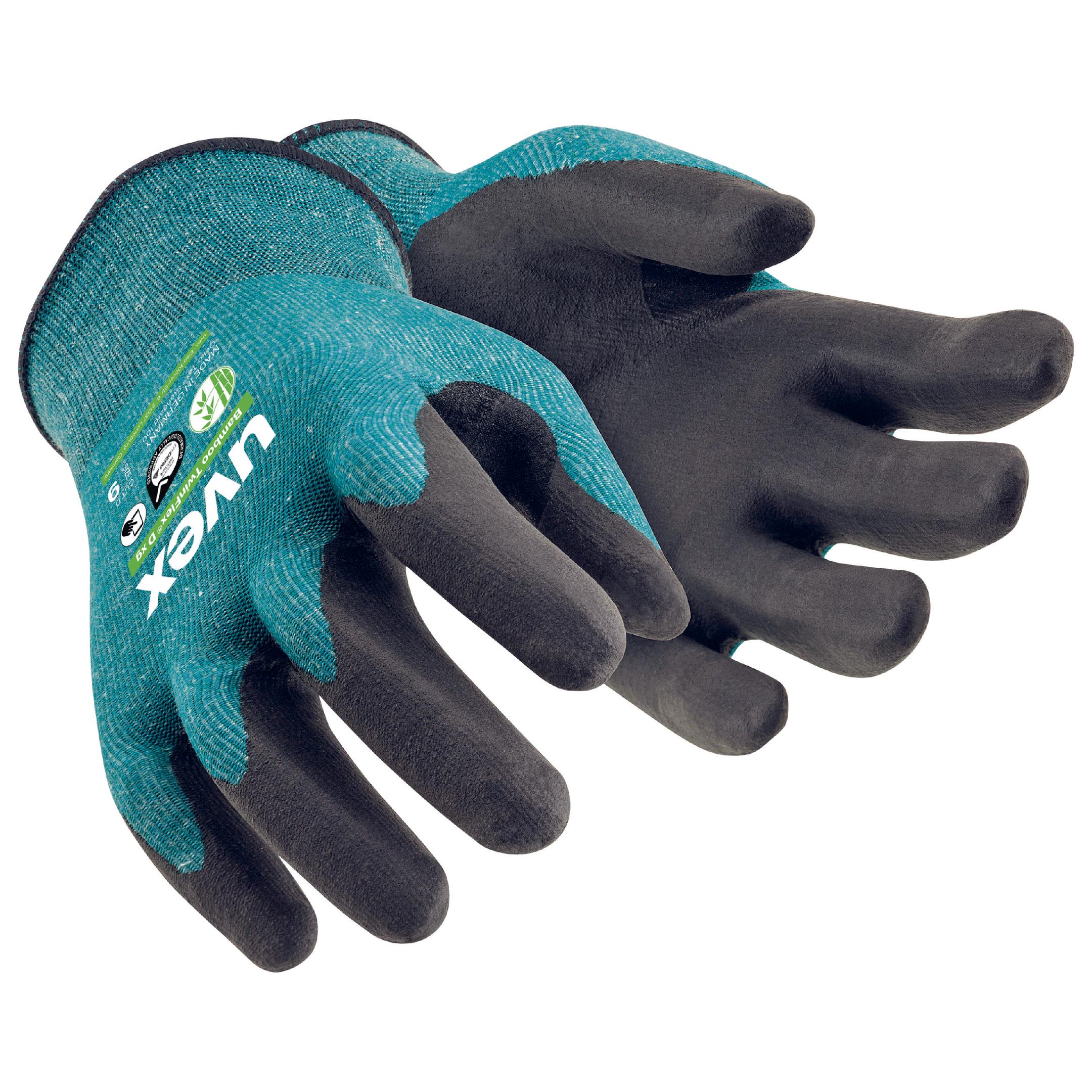 Uvex 6009006 uvex Bamboo TwinFlex D xg Schnittschutzhandschuh, Größe 6, 1 VPE= 10 Paar im Bündel - uvex Bamboo TwinFlex D xg Schnittschutzhandschuh-Abbldung8