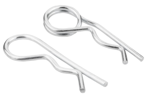 Norelem 07337-12280 FEDERSTECKER ÄHNLICH DIN11024, FORM:D,DOPPELT, D1=2,8, D3=3,2, D4=11,2-14,STAHL VERZINKT - NLM 07337 Federstecker aehnlich DIN 11024-Abbildung