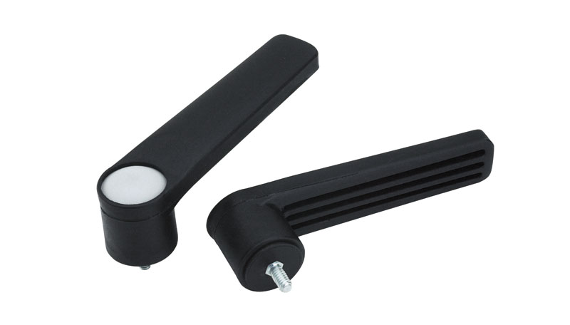 Leschhorn A149 Schaltgriffe  R 125; Außengewinde M10x30; schwarz - Boteco A149 Schaltgriffe