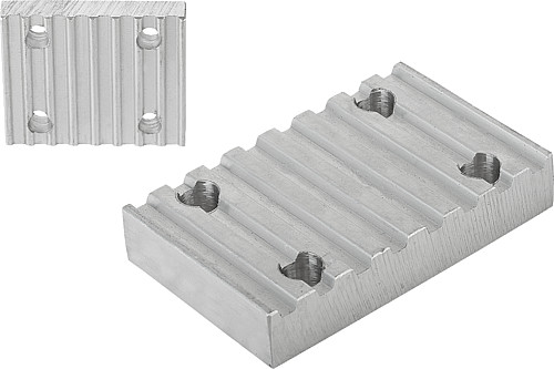 Norelem 22012-05101 KLEMMPLATTE FÜR ZAHNRIEMEN T 5 - Norelem 22012 Klemmplatten fuer Zahnriemen Profil T und AT