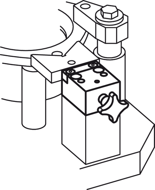 Halder 23230.0450 Richtspanner 50 mit Spiralexzenter - Richtspanner Richtspanner - 50 - mit Kreuzgriff mit Kreuzgriff -Bild 1-