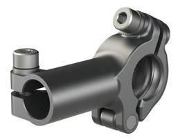 DESTACO TCL-20M-32B-A Kugel-Rohr Klemmen geneigt, KugelØ B= 32 mm, D= 20 mm, L= 95 mm, Maximale statische Belastung 150 Nm, Material: Aluminium - LE70000 TCL-20M-32B T Kugel-Rohr-Klemmen