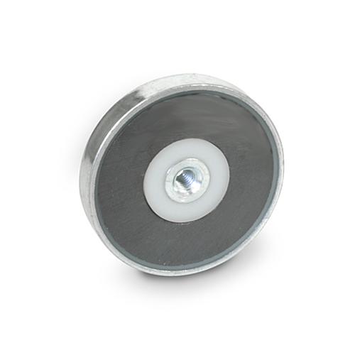 Ganter 50.4-HF-25-7-M4 Haltemagnete mit Innengewinde - GN 50-4 Haltemagnete mit Innengewinde-Abbildung