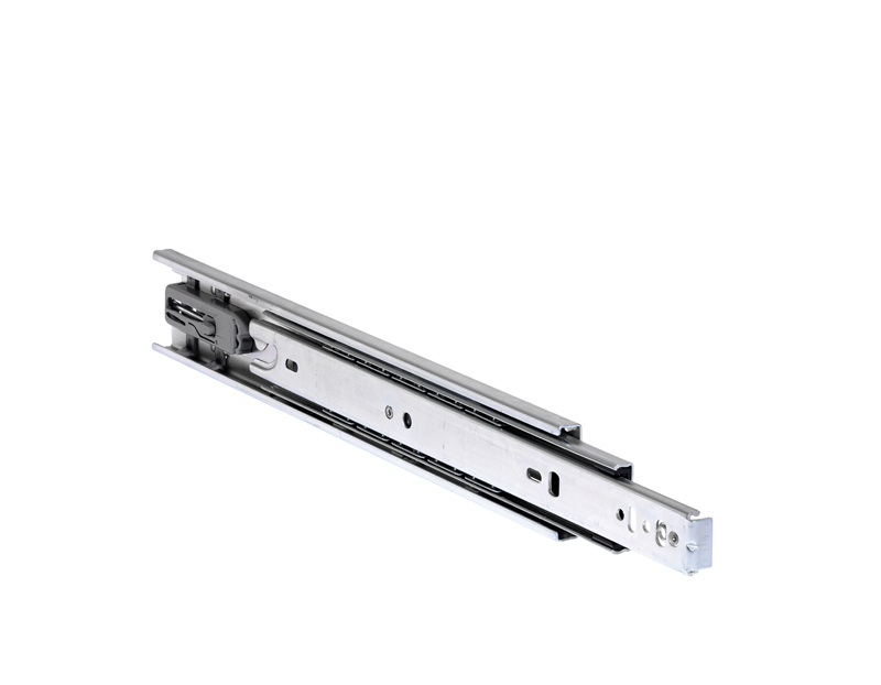 Accuride DB3832-0015 Teleskopschienen 100% Vollauszug, 12,7x45,7, SL 148,TR 140, 39kg, schwarz verzinkt - 3832 HDSC Accuride Teleskopschiene