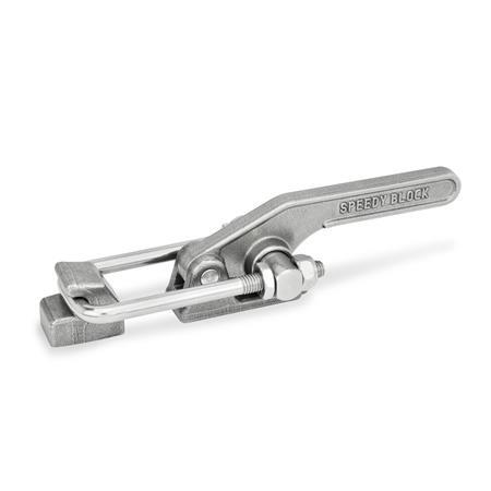 Ganter 852-1700-T2S-NI Edelstahl Verschlussspanner, schwere Ausführung - GN-852-Edelstahl-Verschlussspanner-schwere-Ausfuehrung