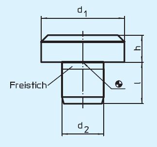 DIN 6321 alte Norm 22630.0002 Auflagebolzen Ø 10 x 8,0 - EH 22630 Auflagebolzen teilweise DIN 6321 -alte Norm-
