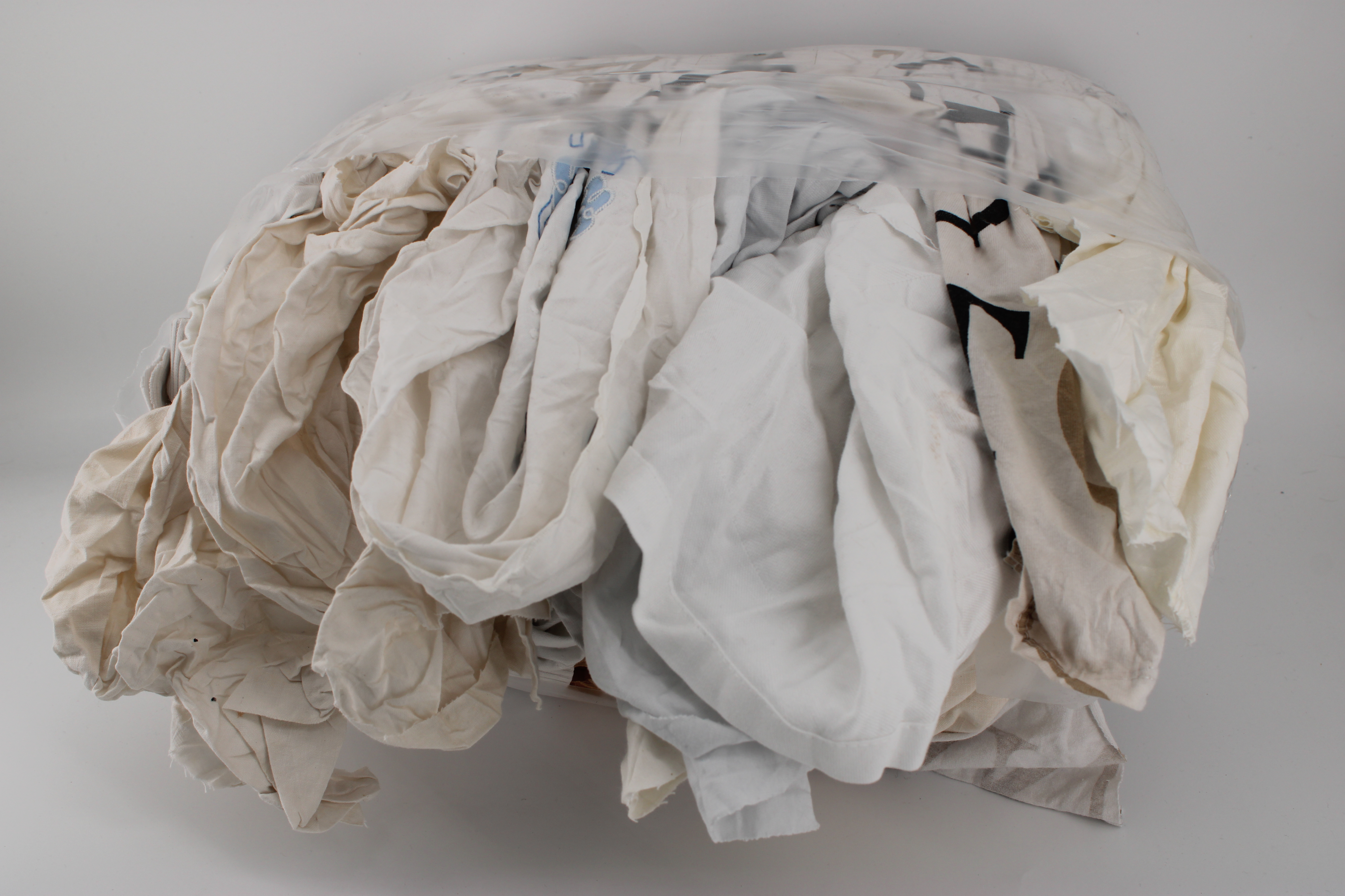 Leschhorn 61650-WEISS-MIX-10KG-COD.12 Einweg Industrieputzlappen aus Baumwolltuch 1 VPE= 10 kg DIN 61650 - 61650-WEISS-MIX-10KG-COD.12 Einweg Industrieputzlappen aus Baumwolltuch